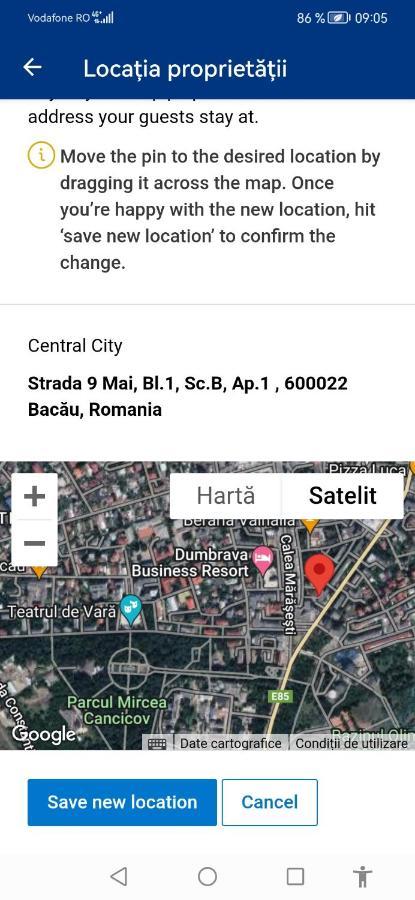 Central City Bacău Eksteriør bilde